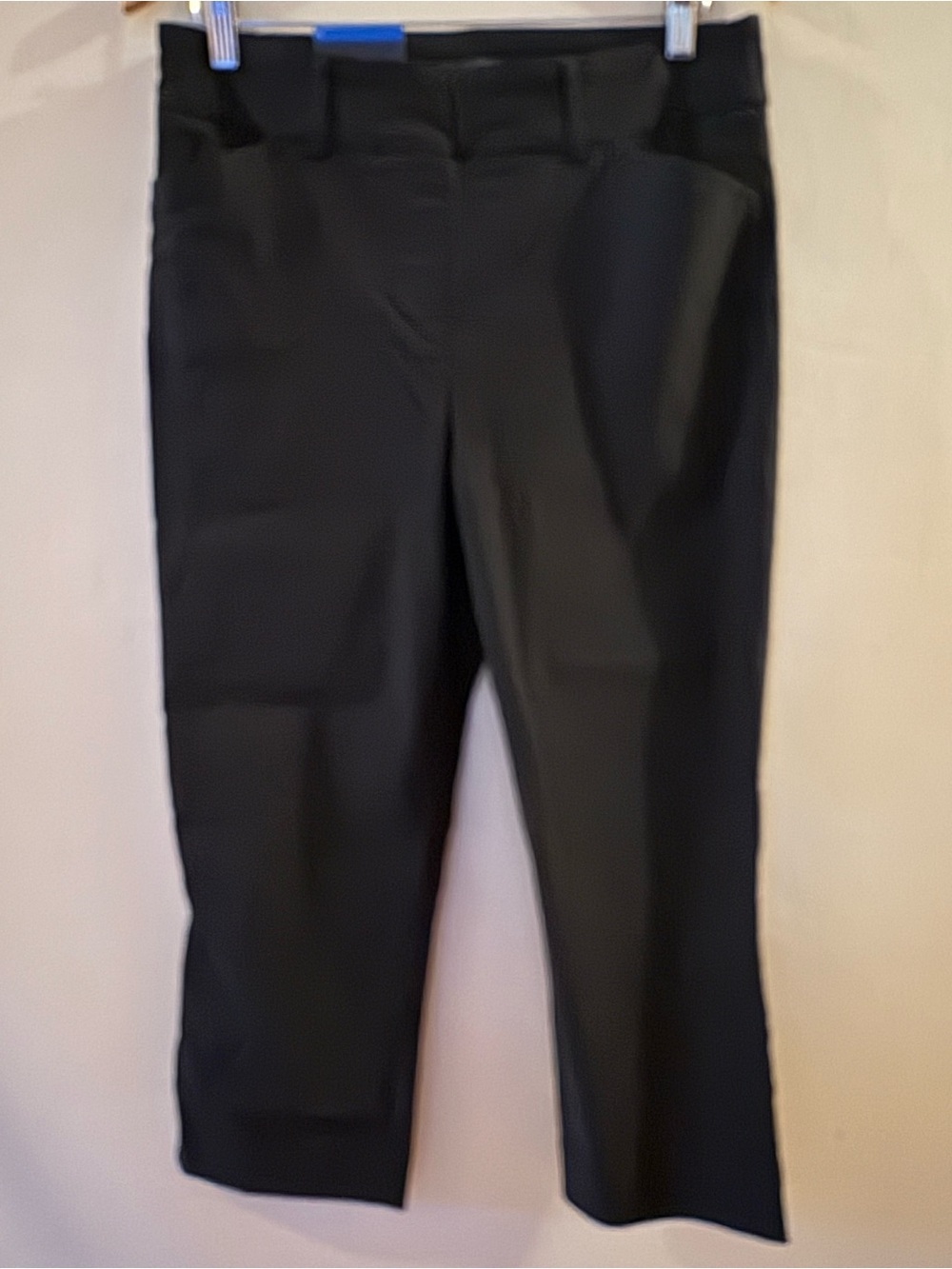 Hilary Radley EcoCosy NWT Pull-On Black Capri Pants Tummy Control Sz 10.